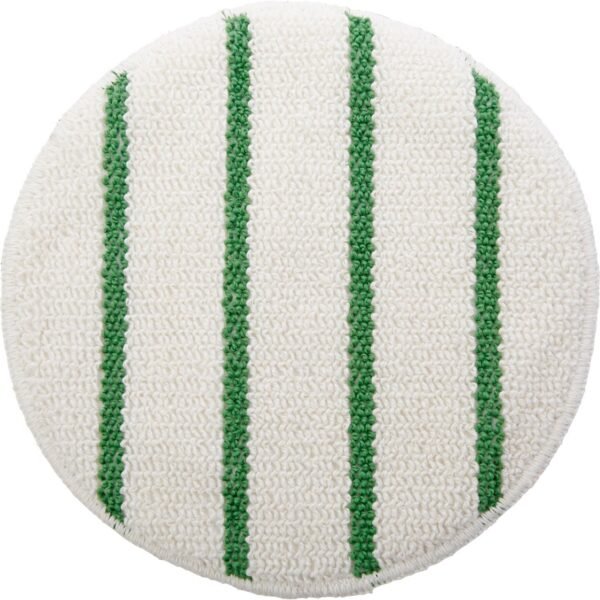 Rubbermaid Commercial Green Stripe Carpet Bonnet Scrubber Strip - White, Green - 1 Each (P26900)