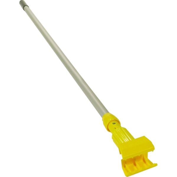 Rubbermaid Commercial Gripper 60" Vinyl/Aluminum Wet Mop Handle 60" Length - Yellow - Vinyl, Aluminum, Plastic - 12 / Carton (H236000000CT)