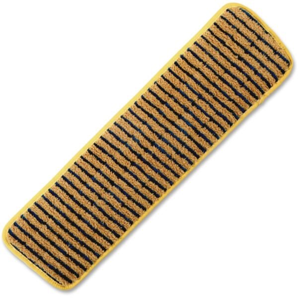 Rubbermaid Commercial HYGEN 18" Super Scrubber Wet Pad 18" Width - MicroFiber, Polypropylene - 6 / Carton (Q81000YL)