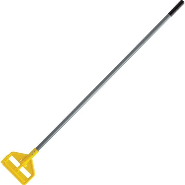 Rubbermaid Commercial Invader 54" Wet Mop Handle 54" Length - Yellow - Fiberglass - 12 / Carton (H145CT)