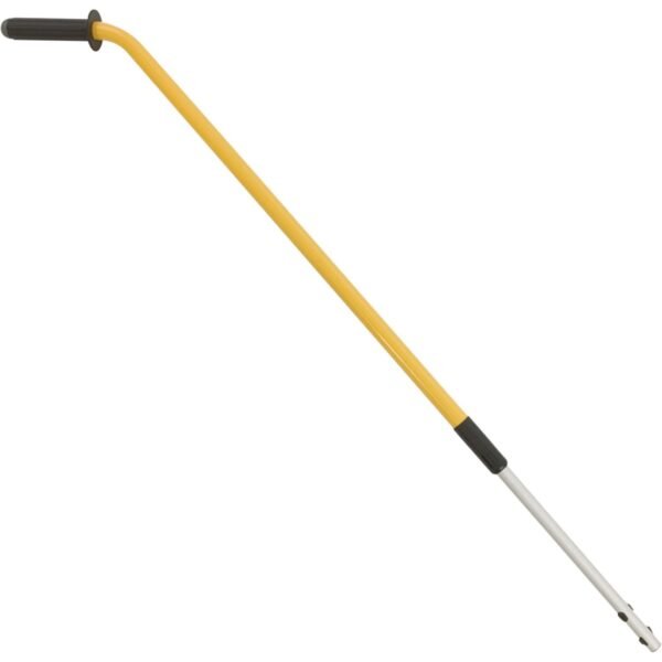 Rubbermaid Commercial Quick Connect Ergo Adjust Handle 72" Length - Yellow - Aluminum - 6 / Carton (Q76000CT)