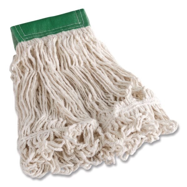 Rubbermaid Commercial Super Stitch Blend Mop Head, Cotton/Synthetic, Medium, White (FGD25206WHEA)
