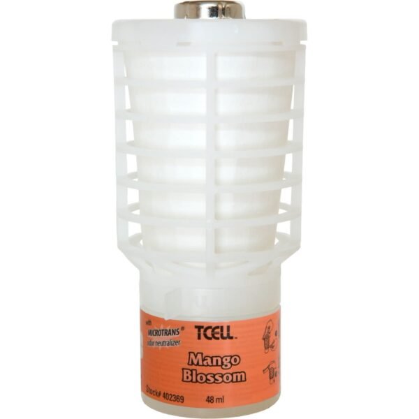 Rubbermaid Commercial TCell Odor Control Dispenser Refill 6000 ft³ - Mango Blossom - 60 Day - Odor Neutralizer, VOC-free - 1 Each (402369)