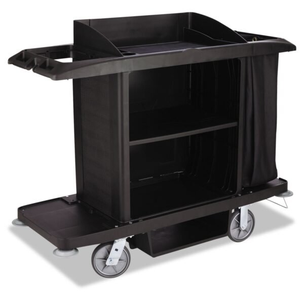Rubbermaid FG618900BLA Housekeeping Cart