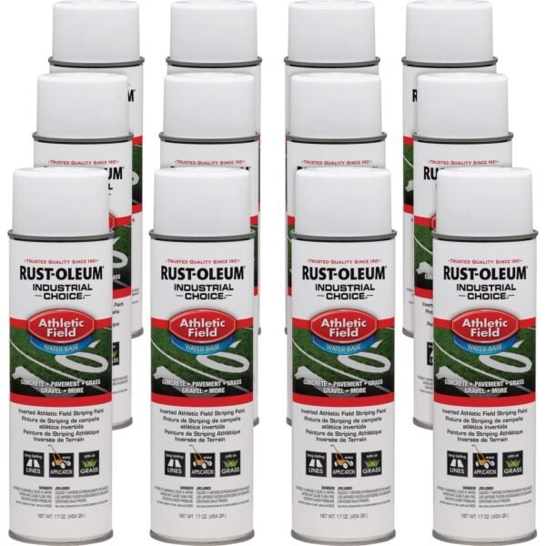 Rust-Oleum Industrial Choice Athletic Field Striping Paint 1 Color(s) - White - 17 fl oz - 12 / Carton (206043CT)