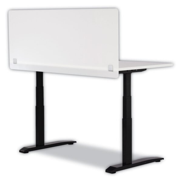 Safco 7517 Series Wellness Panel, 59.5 x 2.5 x 23.5, Acrylic, White (7517WH)