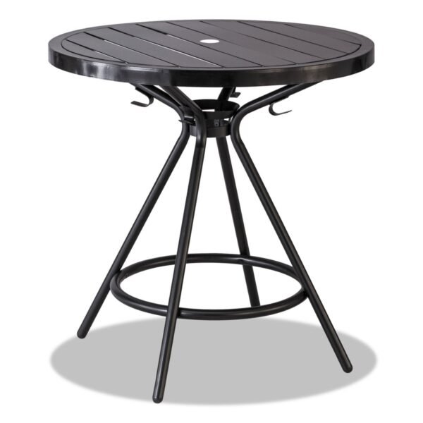 Safco CoGo Tables, Steel, Round, 30" Diameter x 29.5h, Black (4361BL)