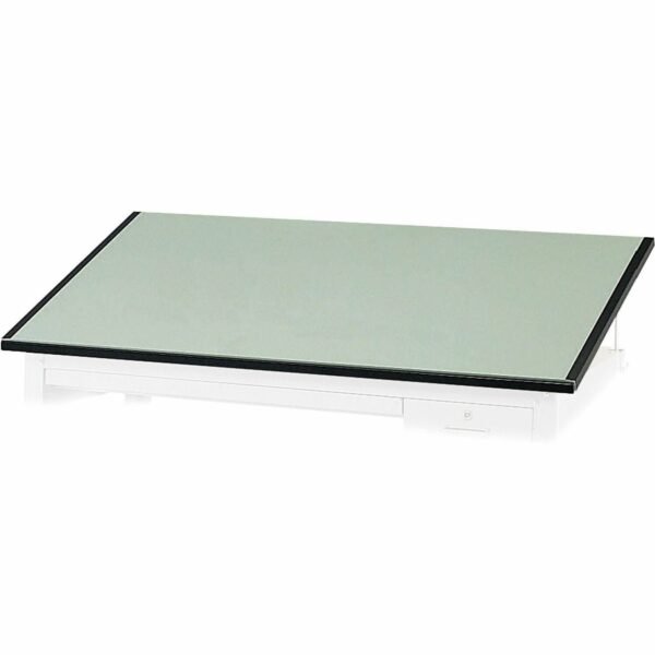Safco Precision Drafting Table Top Green Rectangle, Melamine Top - Enamel Base - 37.50" Table Top Length x 60" Table Top Width x 1" Table Top Thickness - Wood, Particleboard - 1...