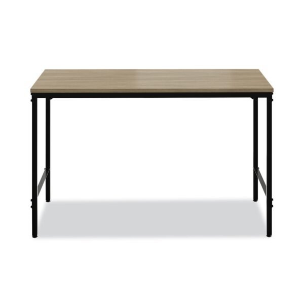 Safco Simple Work Desk, 45.5" x 23.5" x 29.5", Walnut (5272BLWL)