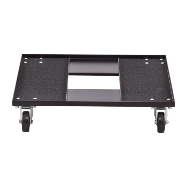 Safco Stacking Chair Cart, Metal, 23.13" x 23.13" x 4.5", Black (4188)