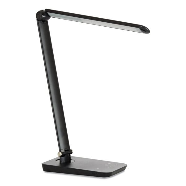 Safco Vamp Lighting, Multi-pivot Neck, 16.75" High, Black (1001BL)
