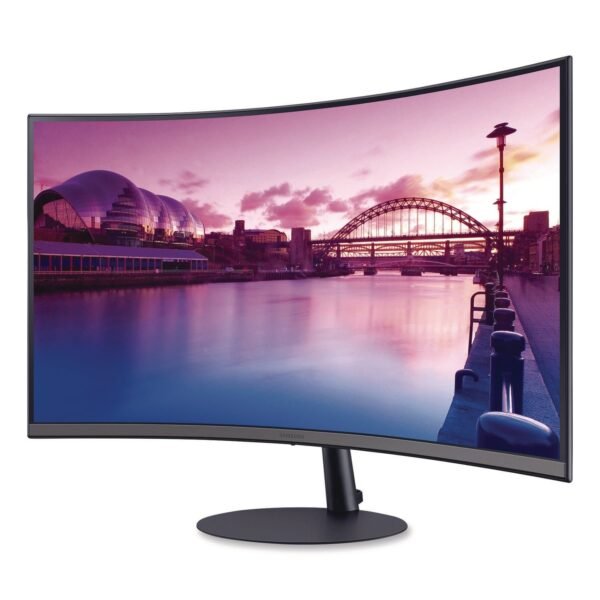 Samsung Curved LED Monitor, 27" Widescreen, VA Panel, 1920 Pixels x 1080 Pixels (LS27C392EANX)