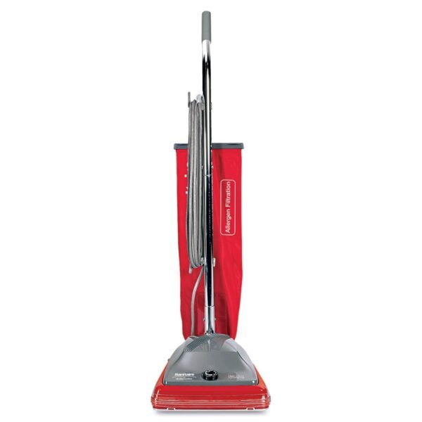 Sanitaire TRADITION Upright Vacuum SC688A, 12" Cleaning Path, Gray/Red (SC688B)