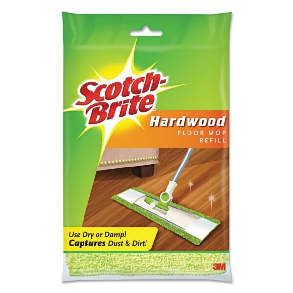 Scotch-Brite Hardwood Floor Mop Refill, Microfiber MicroFiber - 1 Each (M005R)