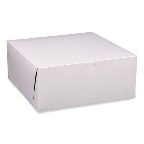 SCT Bakery Boxes, Standard, 14 x 14 x 6, White, Paper, 50/Carton (1593)