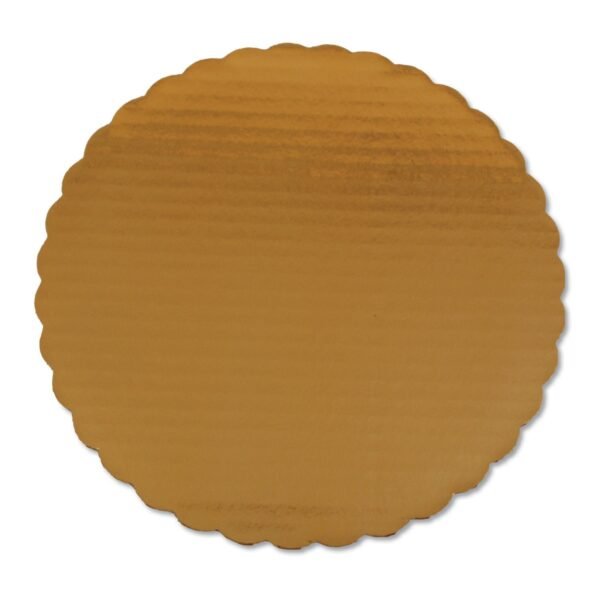 SCT Gold Cake Circles, Single Wall Construction, 10" Diameter, Gold, Paper, 200/Carton (1615)