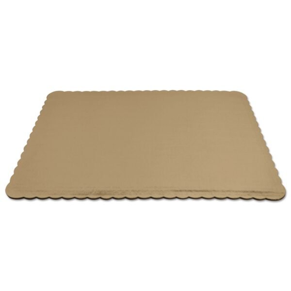 SCT Gold Cake Pads, 1/2 Sheet, 14 x 19, Gold, Paper, 100/Carton (1650)