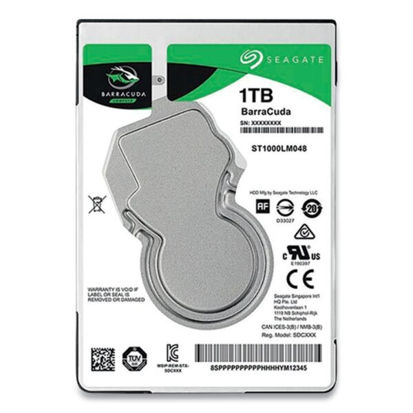 Seagate BarraCuda Internal Hard Drive, 1 TB, SATA III (1000LMA48)