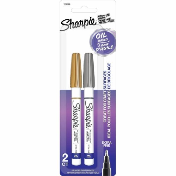Sharpie Oil-Based Paint Markers Extra Fine Marker Point - Assorted Ink - Oil Based - 2 / Pack (1976708)