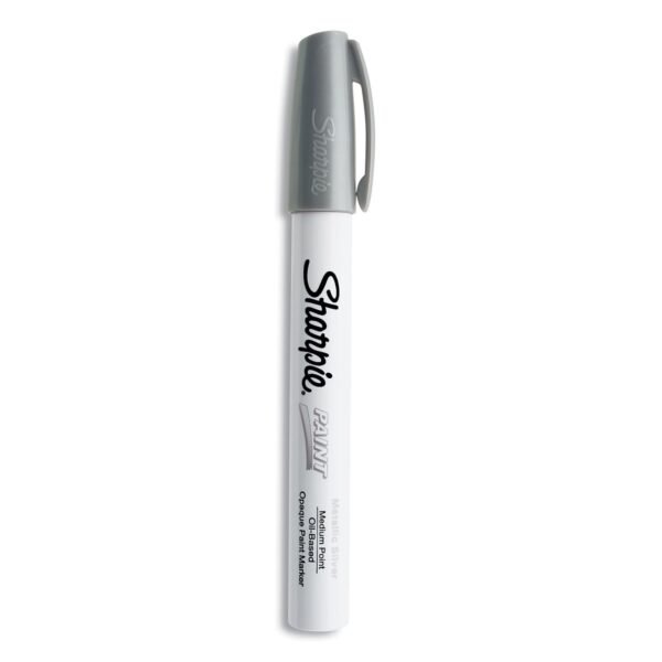 Sharpie Permanent Paint Marker, Medium Bullet Tip, Silver (35560)