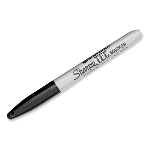 Sharpie T.E.C. Permanent Marker, Fine Bullet Tip, Black (13401)