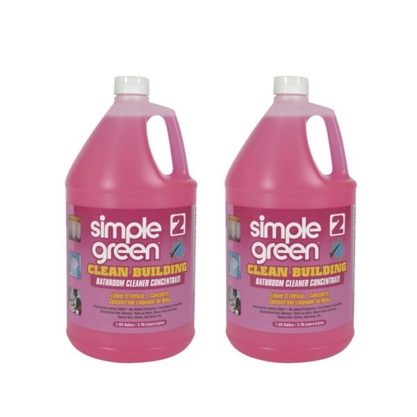 simple green Clean Building Bathroom Cleaner Concentrate, Unscented, 1 gal Bottle, 2/Carton (11101CT)