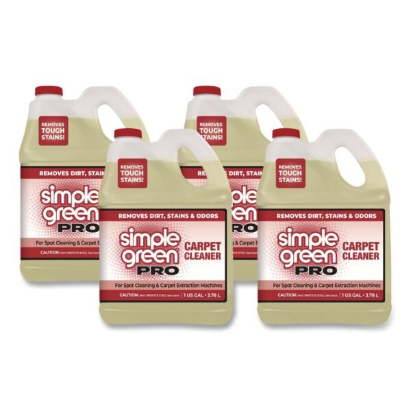 simple green Pro Carpet Cleaner, Unscented, 1 gal Bottle, 4/Carton (0506128)