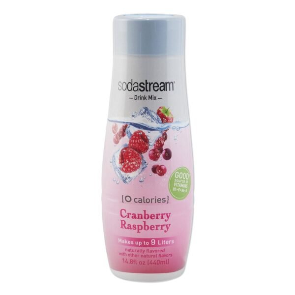 SodaStream Drink Mix, Cranberry Raspberry Zero Calorie, 14.8 oz (1024257011)