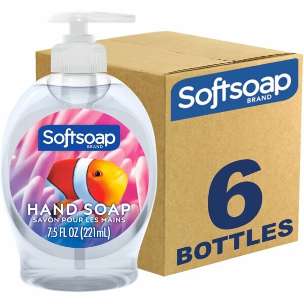 Softsoap Aquarium Hand Soap Fresh Scent Scent - 7.50 fl oz - Soil Remover, Bacteria Remover, Dirt Remover, Kill Germs - Hand, Skin - Moisturizing - Antibacterial - Clear - Rich...