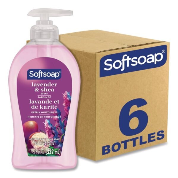 Softsoap Liquid Hand Soap Pumps, Lavender Shea Scent, 6/Carton (US07058ACT)