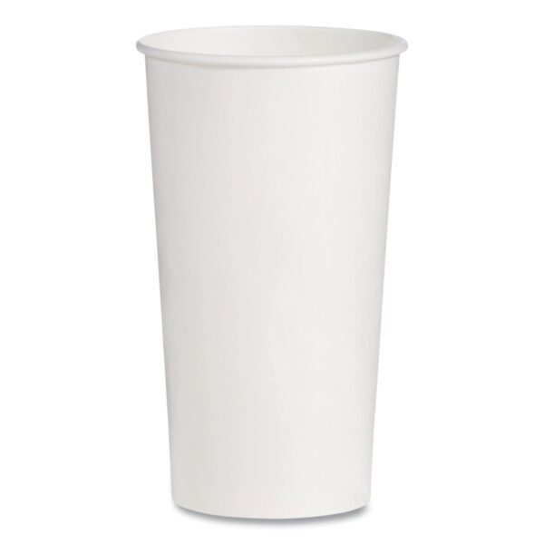 SOLO Double-Sided Poly (DSP) Paper Cold Cups, 21 oz, White, 1,000/Carton (RNP21P2050)