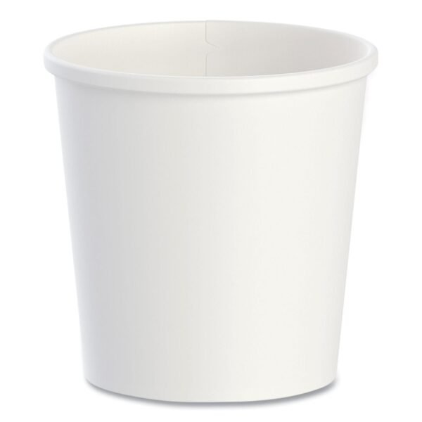 SOLO Flexstyle Double Poly Paper Containers, 16 oz, White, Paper, 25/Pack, 20 Packs/Carton (H4165U)