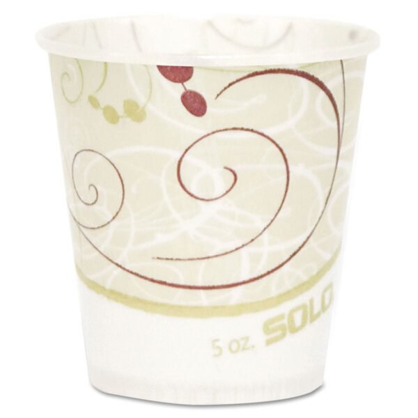 SOLO Symphony Design Paper Water Cups, ProPlanet Seal, 5 oz, 100/Bag, 30 Bags/Carton (R53SYMCT)
