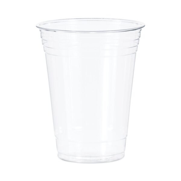 SOLO Ultra Clear PET Cups, 16 oz, Squat, 50/Bag, 20 Bags/Carton (TP16DCT)