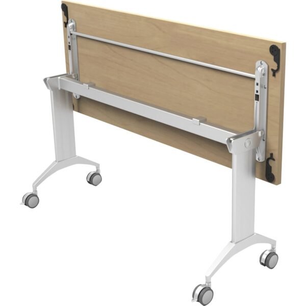 SpecialT Special-T Link 72" Table Flip Base Metallic Silver Flip Base - 27.75" Height x 17.50" Width x 69" Length - Assembly Required - 1 Each (SPLINKFT2472)