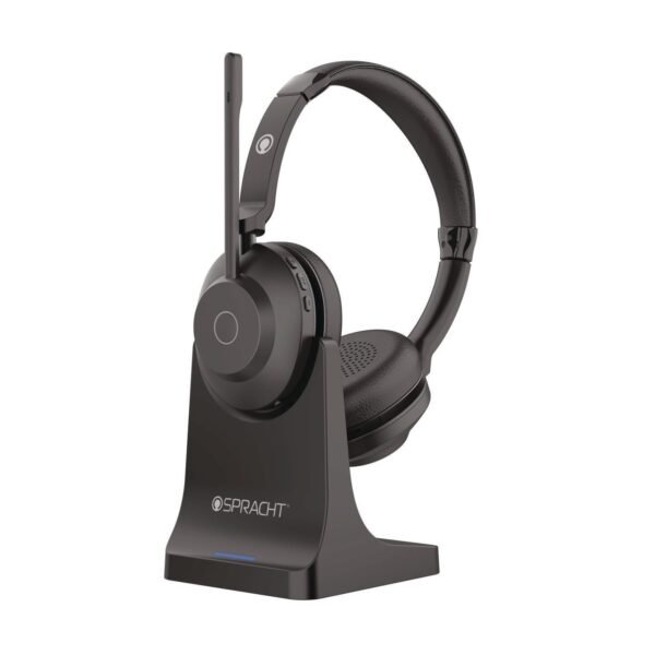 Spracht Blues Combo Binaural Headset, Over The Ear, Black (BC1022)