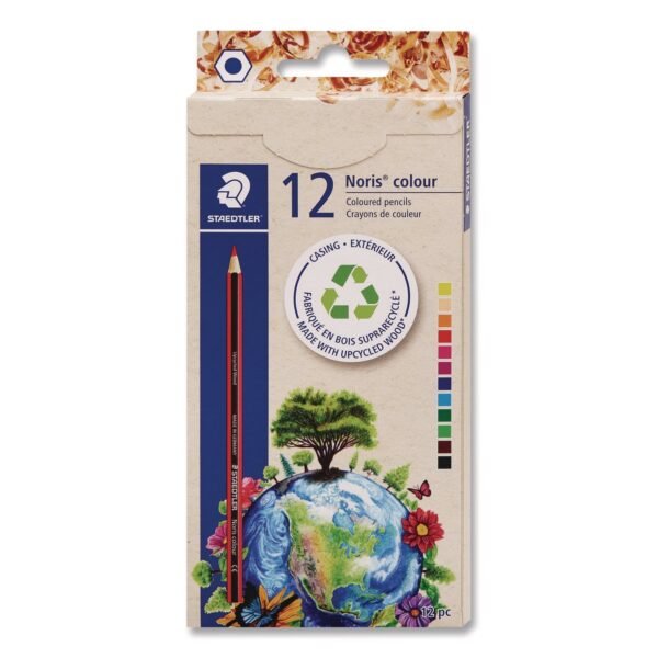 Staedtler Colored Pencils, Assorted Lead and Barrel Colors, 12/Pack (185C12A602)