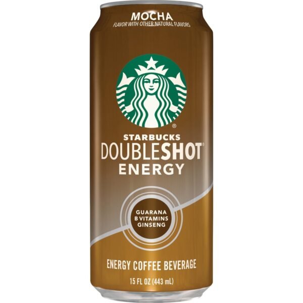 Starbucks Doubleshot Mocha Energy Drink Ready-to-Drink - 15 fl oz (444 mL) - 12 / Carton (106008)