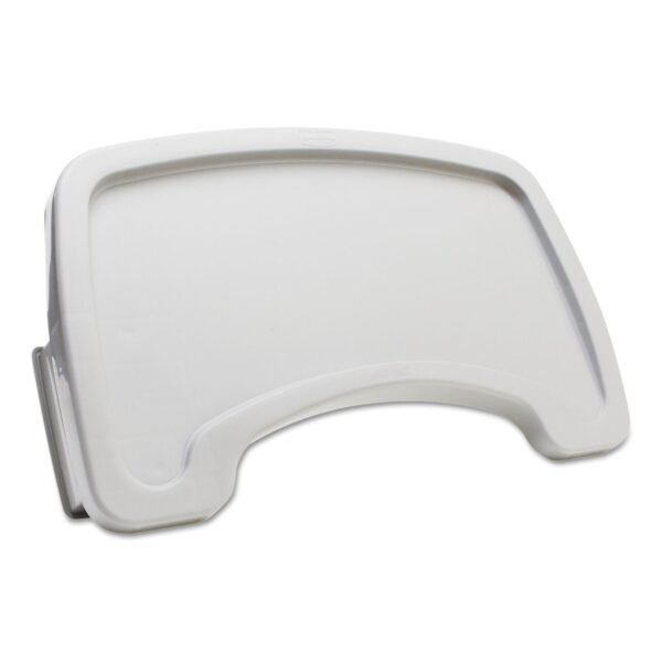 Sturdy Chair Microban Youth Seat Tray for Rubbermaid Commercial Youth Seats, 18.5 x 11.5 x 3.25, Plastic, Platinum (781588PLA)