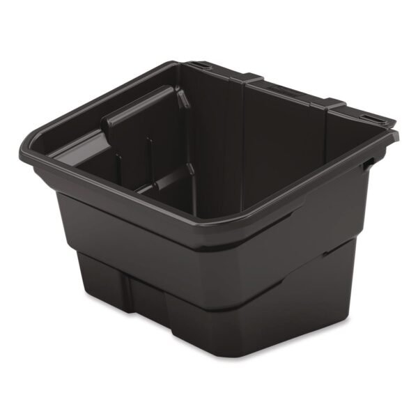 Suncast Commercial Utility Bin, 4 gal, 12.78" x 17.21" x 10.63", Black, 2/Pack (BIN17102)