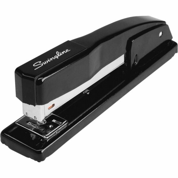 Swingline Commercial Desk Stapler Staples Upto 20 Sheet of 20lb Paper - Holds Upto 210 Staple - Full Strip - Staple Size: 0.25" - Black - Metal - 1 Each (44401)