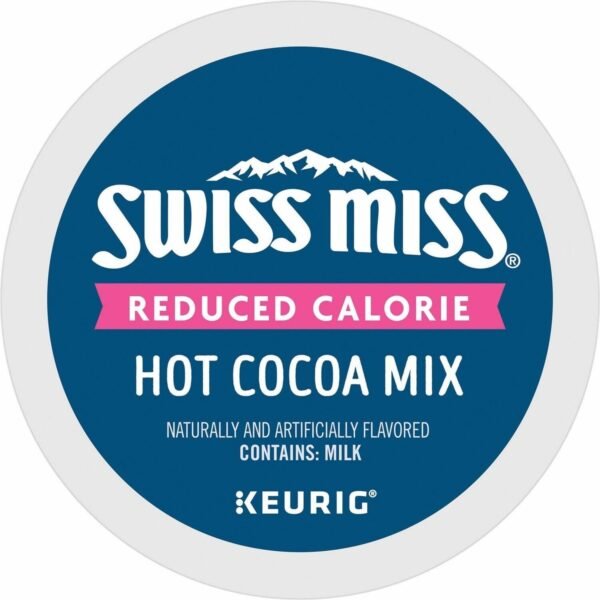 Swiss Miss® K-Cup Reduced Calorie Hot Cocoa Powder - Hot Cocoa - 22 / Box (8525)