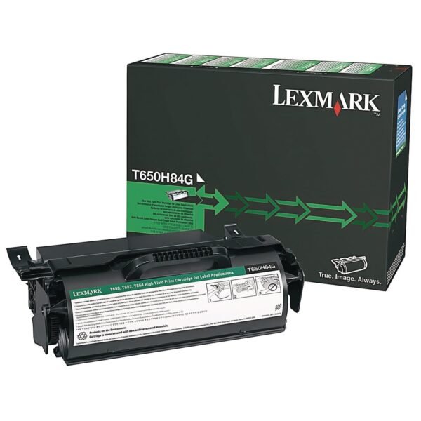 T650h84g Toner, 25,000 Page-yield, Black