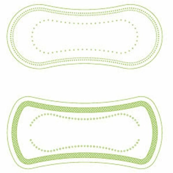 Tampon Tribe Organic Panty Liners Hypoallergenic, Anti-leak, Chlorine-free, Individually Wrapped, Comfortable - 500 / Carton (PLR500)