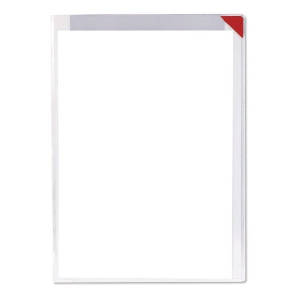 Tarifold Easy Clic Sub-Zero Signage Pocket, 8.5 x 11 Insert, Clear Frame, 10/Pack (19478110)
