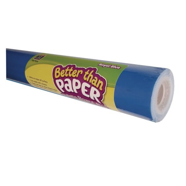 Teacher Created Resources Better Than Paper Bulletin Board Roll, 4 ft x 12 ft, Royal Blue (77370)