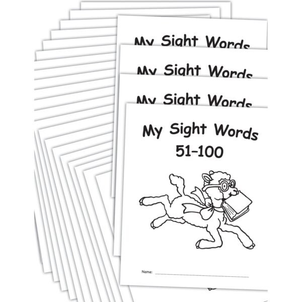 Teacher Created Resources My Own Books Sight Words Pack Printed Book Book (EP62143)