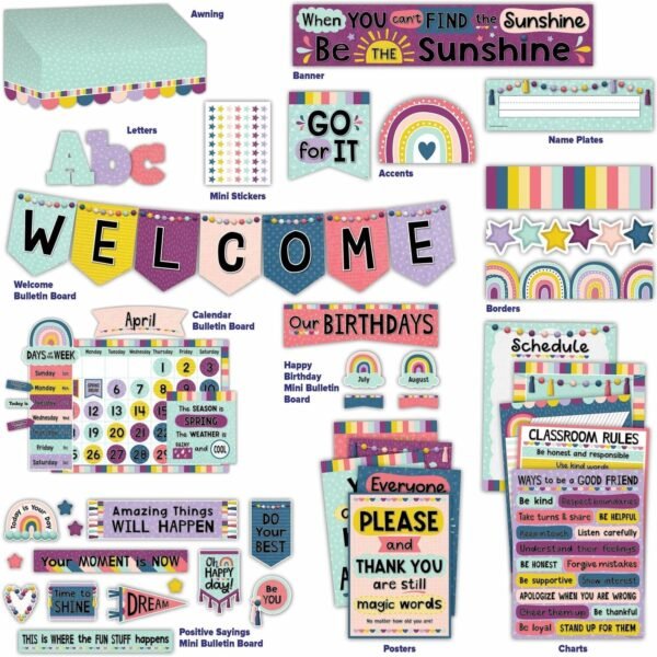 Teacher Created Resources Oh Happy Day Decor Set Multi - 1 Set (2088668)