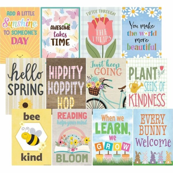 Teacher Created Resources Seasonal Classroom Posters 11" Width x 15.8" Height - Multi (6111)