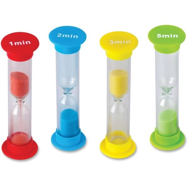Teacher Created Resources Small Sand Timers Set Skill Learning: Timing - 4 Pieces - 4 / Pack (20663)